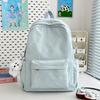 School bag new high value fresh sweet candy color backpack junior high school students lightweight travel backpack