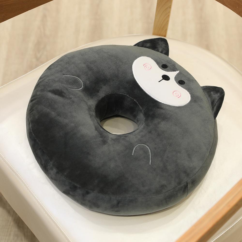 Cartoon Frucht Donut Sitzkissen Husky Dinosaurier Büro Gesäßkissen Winter Warm Studenten Stuhlkissen