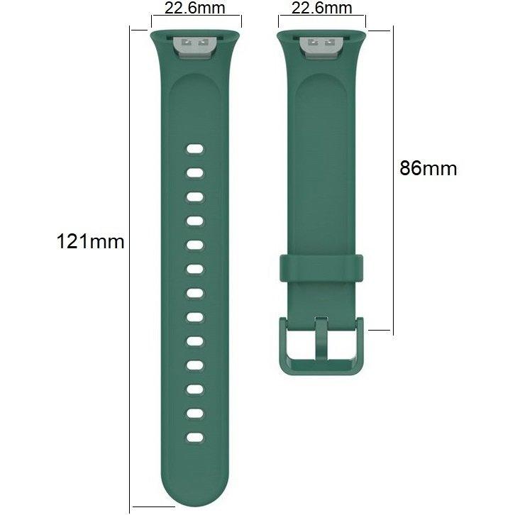 Silicone Strap for Xiaomi Mi Band 7 Pro, Green
