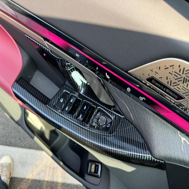 For BMW 5 Series G60 2024 2025 Interior Accessories Car Center Control Gear Shift Box Panel Frame Steering Wheel Panel Cover