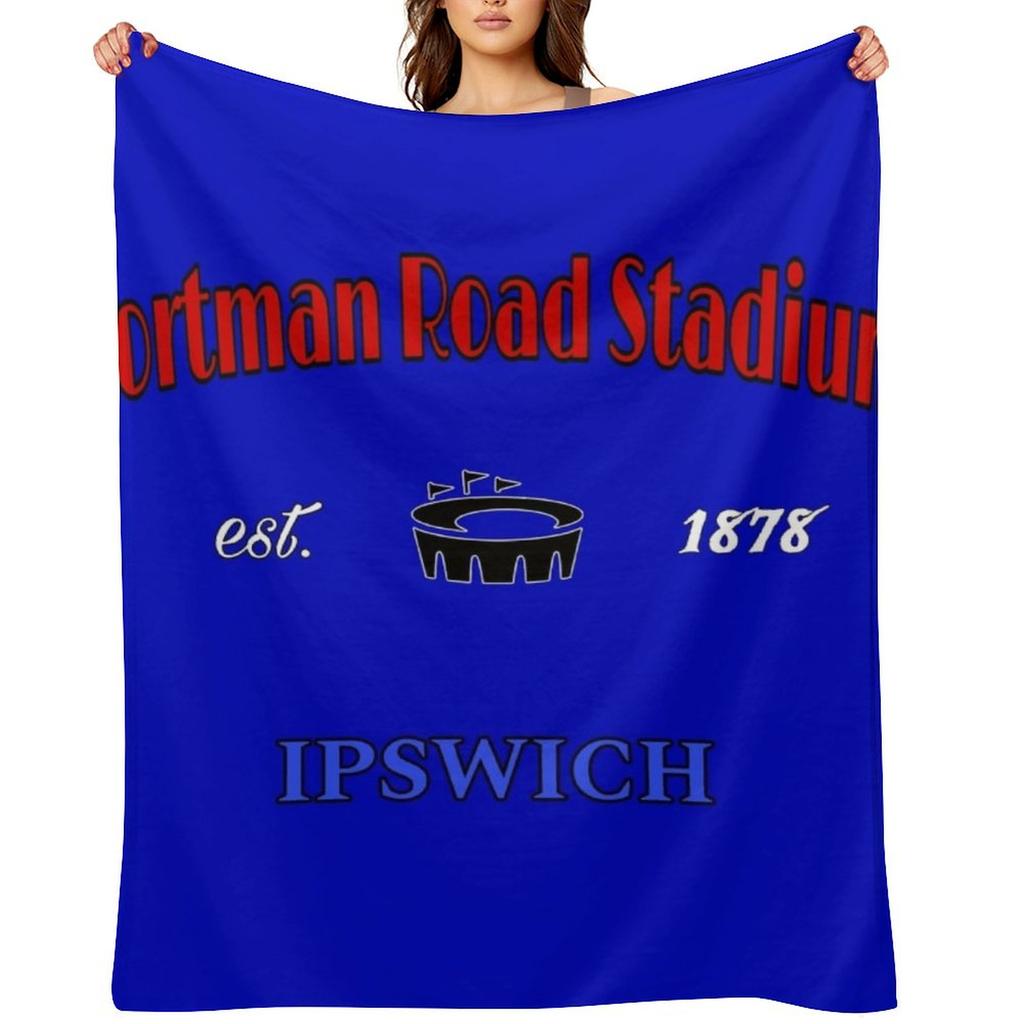 Portman Road Stadium Ipwich Town Home Throw Blanket Decorative Thin Sofas Blankets Ands Blankets