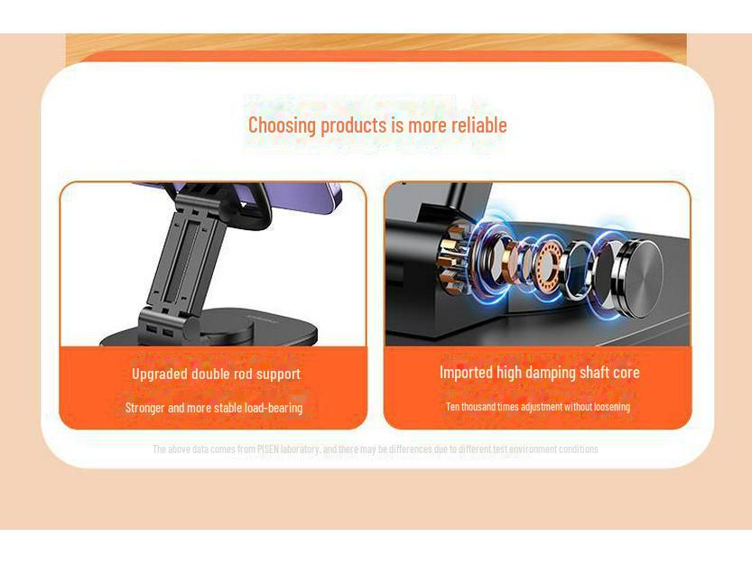 PISEN Rotating Mobile & Tablet Stand - Custom Logo