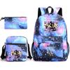 Global Girl Group Print 3Pcs Backpack Set Laptop Backpack Crossbody Bag Pencil Case Fashion Student SchoolBag Fan Gift Mochilas