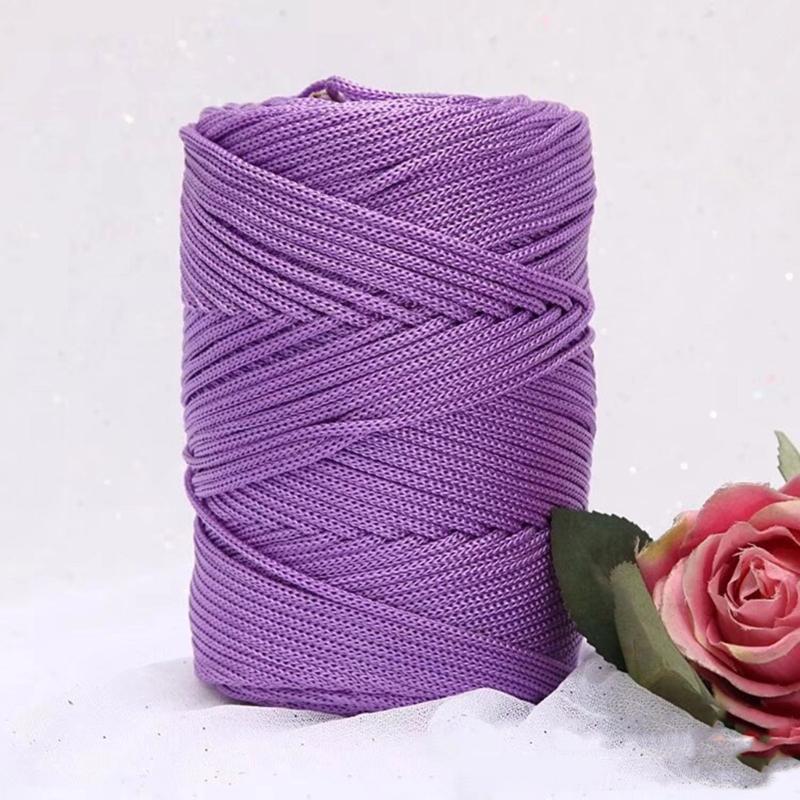 Fio Adicional de Polipropileno Centro Vazio Fio para Artesanato Substância Macia Ventilada Para Tricô Crochê Uso Constante