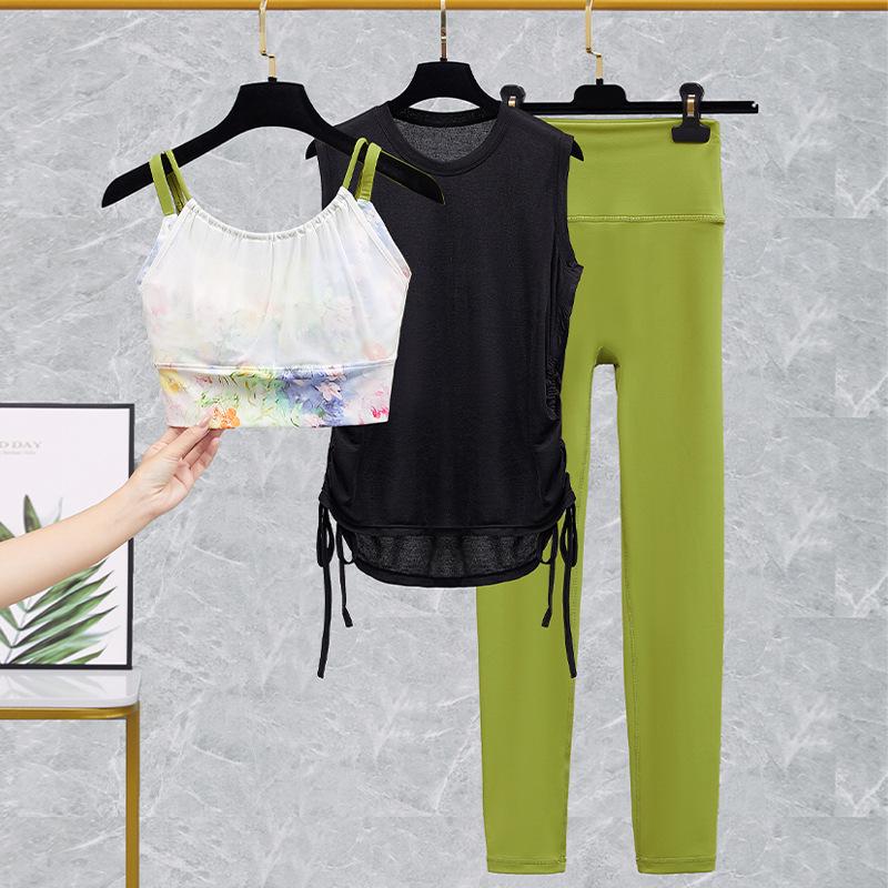 Women's High-Intensity Shockproof Sports Bra & Yoga Vest Set