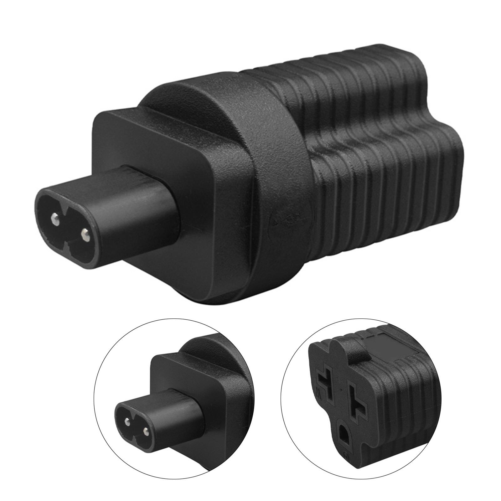 

IEC320 C8 to Nema 5/6-15/20R USA UPSExtension Power PlugAdapter IEC320 C8 MalePlug to Nema 5/6-15/20R US 2 Pin