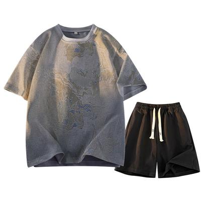 Short Sleeve T-shirt Men's Sports Suit Plus Size Men's Shorts