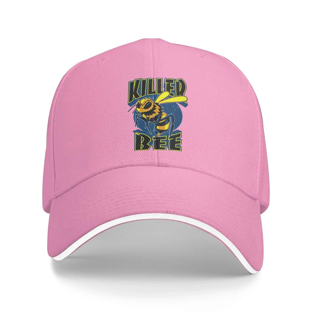 Killer Bee Sun Baseball Cap Cartoon Pattern Summer Trendy Trucker Hat For Couple Women Outdoor Gym Baseball Caps