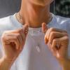Creative Metal Flying Bird Splicing Choker Necklace for Women Men New Double Layer Stacking Pendant Necklace Jewelry Accessories