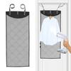 Over The Door Ironing Board with Heat Resistant Glove Vertical Clothes Steamer Pad Portable Travel Over Door Ironing Mat