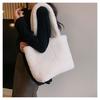 IELGY Autumn Winter Particle Lamb Wool Tote Bag Large Capacity Portable One-Shoulder Wool Bag