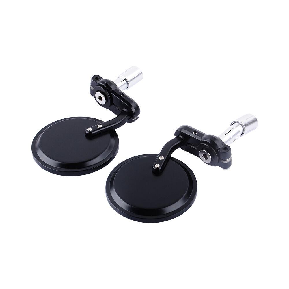 1 Paar Aluminium Runde Seitenspiegel Rückspiegel 7 Zoll Lenkerenden Motorrad Motorrad UK