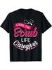 Unisex T-shirt Humorous caregiver graphic tee, casual crew neck short-sleeved shirt, made from soft, stylish street