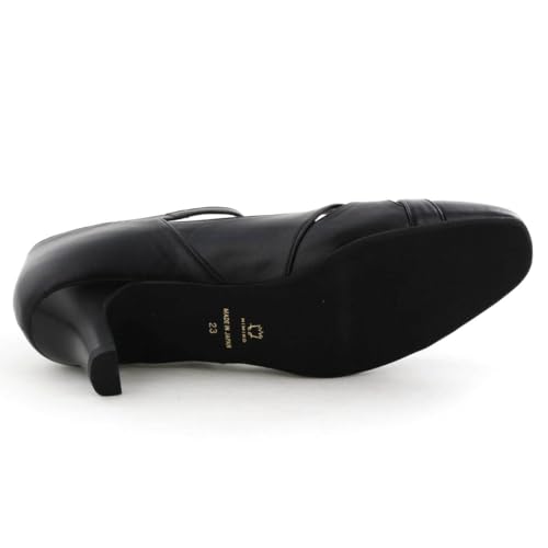 HIMIKO / 5cm Heel Cutwork Strap Pumps / 605005 Black 235