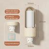 Yousheng Wall Mount Disposable Cup Dispenser Large Capacity Dustproof Transparent Design Easy to Install Water Cooler Cup Holder