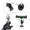 Base de Placa Adaptadora Magnética Universal de 1/4 de Polegada Base de Montagem com Articulação Esférica de 17 mm Para Tripé de Câmera Suporte de Telefone Equipamento de Fitness