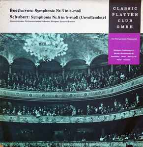 

LP Record LUDWIG VAN BEETHOVEN / FRANZ SCHUBE - Symphonie Nr. 5 In C-moll / Symphon MT12 Classic Platten UK Classical Used