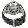 Bauhaus Aviation Leather Strap Dark Green Dial Automatic 28644 100M Men's Watch