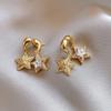 Zircon Multi-Layer Star Earring For Women Personalized Drop Earrings Versatile Jewelry Accessories