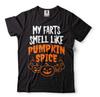 T-shirt Drôle Halloween Ma Pute Sent la Cannelle et la Citrouille T-shirt Humoristique