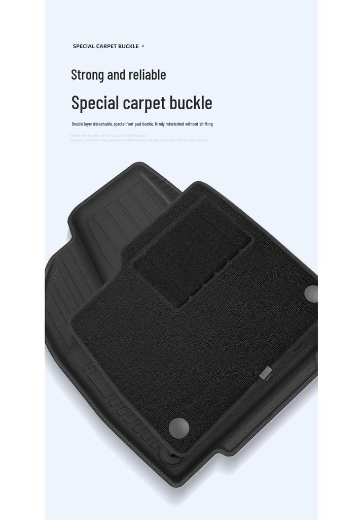 Durable TPE Floor & Trunk Mats for 26 Nissan NX8 Models, Eco-Friendly Design