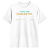 I Read The Rules So You Dont Have To Deck Builder Boardgame Tabletop T Shirt  Harajuku T Shirts ShortSleeved  Tops Clothes