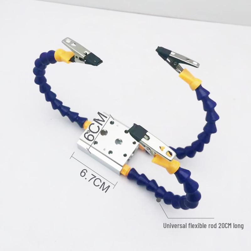 Multifunctional Aluminum Soldering Station & Model Aircraft Accessory Bracket for Circuit Board Repair