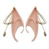 1pair Cross False Ears with Earring Ear Cuff Jewelry Cute Elf Ears  Role Play