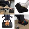 Semicircle Foot Rest Pad Slow Rebound Leg Pad Office Ottoman Pregnant Woman Side Sleeping Knee Pillow Footrest Massage Support