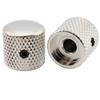 Musiclily Pro Steel Fine Knurled Dome Horizontal Screw For Electric Nickel of 1/4" Knob, Type, Guitar/Bass, Millimeter/inch Standard, (Set 2)