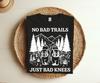 No Bad Trails Just Bad Knees Retro Hiking Bears Funny Vintage Retro T-shirt, Gift For Trekking Hikers, Outdoors Camping Camper Hike Lovers,