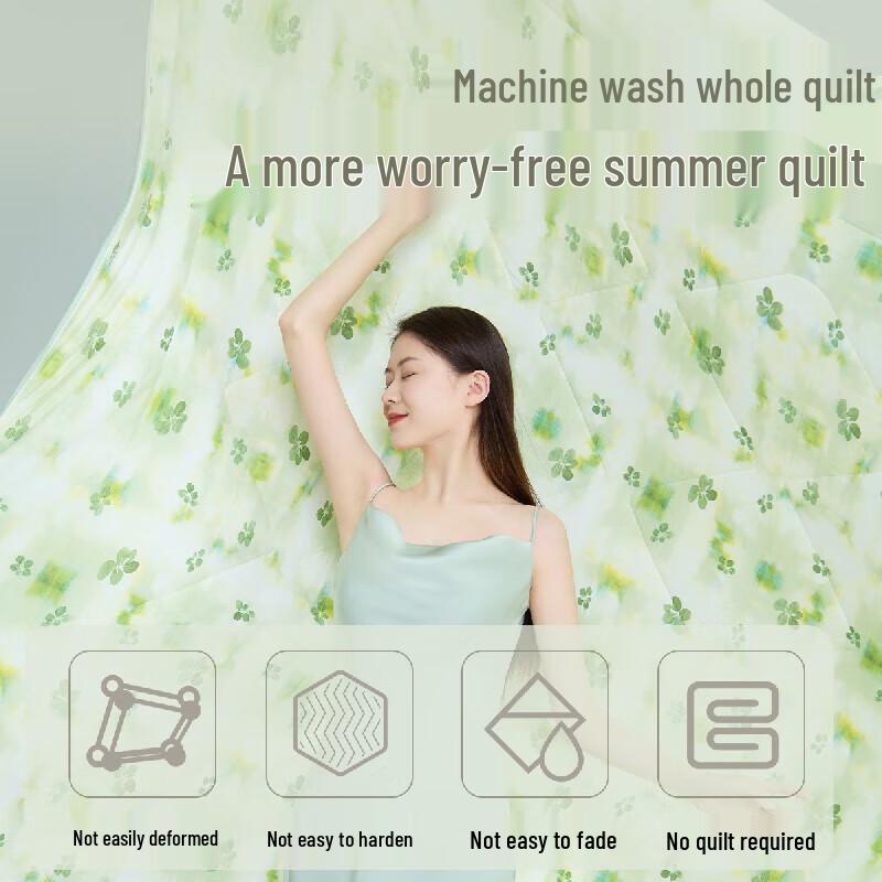 Qing Ran Ganzjahres-Zwei-in-Eins Strickdecke