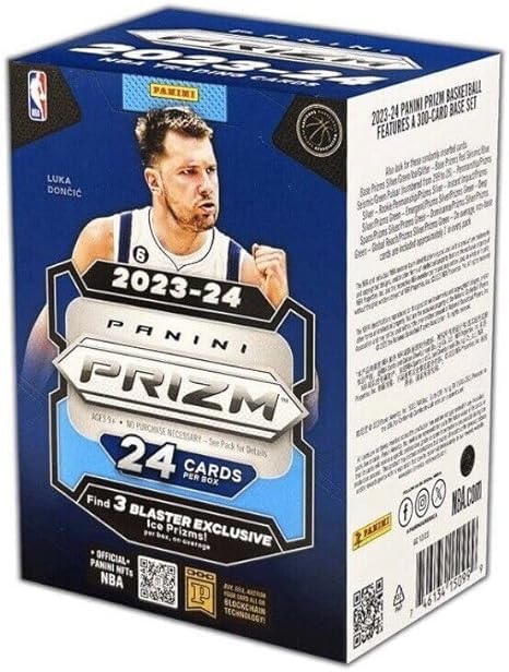 

Panini NBA Prizm Basketball Trading Card Blaster Panini NBA Prizm Basketball Trading Card Blaster Box 2023-24 Box-2023-24 [Item] синій
