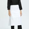 Somotersea Apron for Women and Men with Pockets Adjustable Waist Apron for Chef Half Apron White