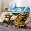 1Pc Sheep Adventure Village Blanket Soft And Comfortable Casual Warm Camping Travel Christmas Halloween Xmas Gift M924130