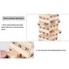 54PCS Wooden Stack High Game Blocks Toy Classic Balance Brain Game Toy Intelligence Educational Toys for Kids Children Boy Gift