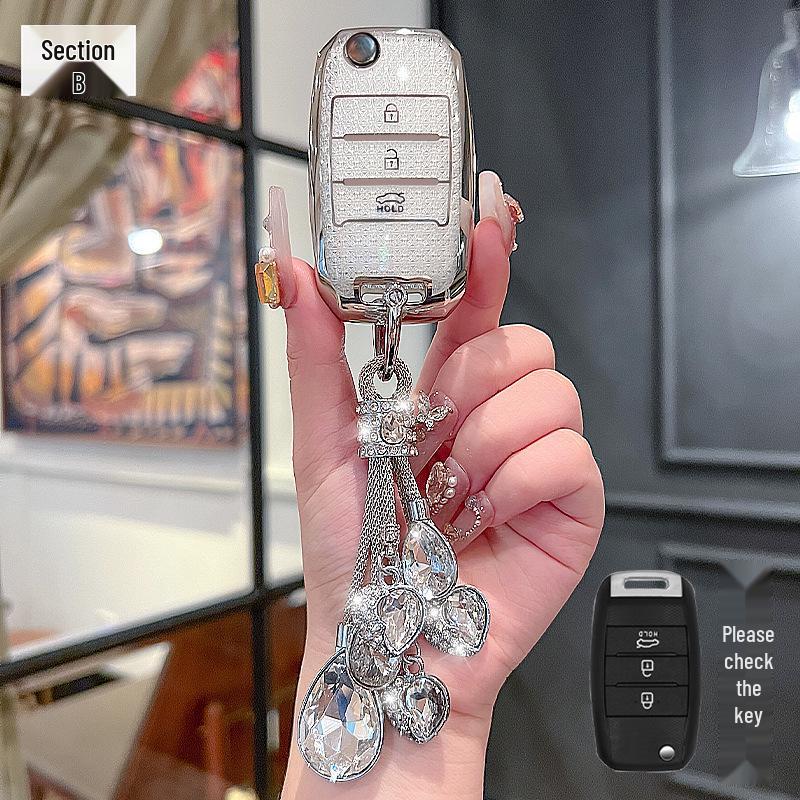 Kia Key Cover: Compatible with K3, Sportage, K5, K2, K4, KX3, KX5, KX1, Sorento, Telluride, Seltos - New Style.