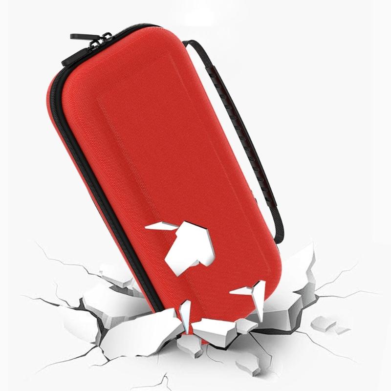 Carrying Case Storage Box with Card Slot & Pocket for NS2 Game Console Storage Bag Shockproof Travel Pouch Case