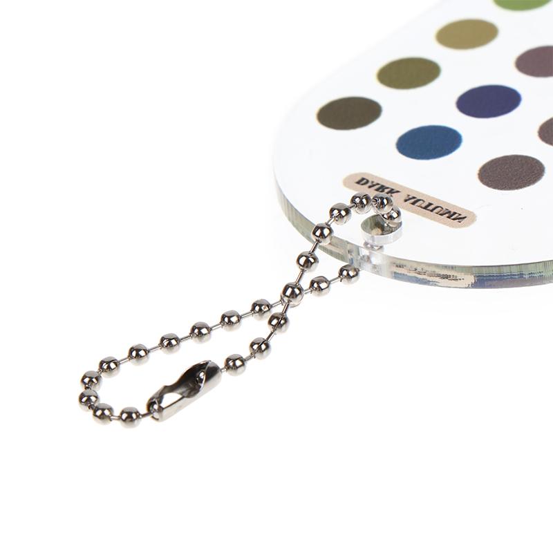 Soft Summer Autumn Double-sided Color Cards 24 Circular Blocks Professional Color Palette for Wedding Stylist Bridal Makeup Matching