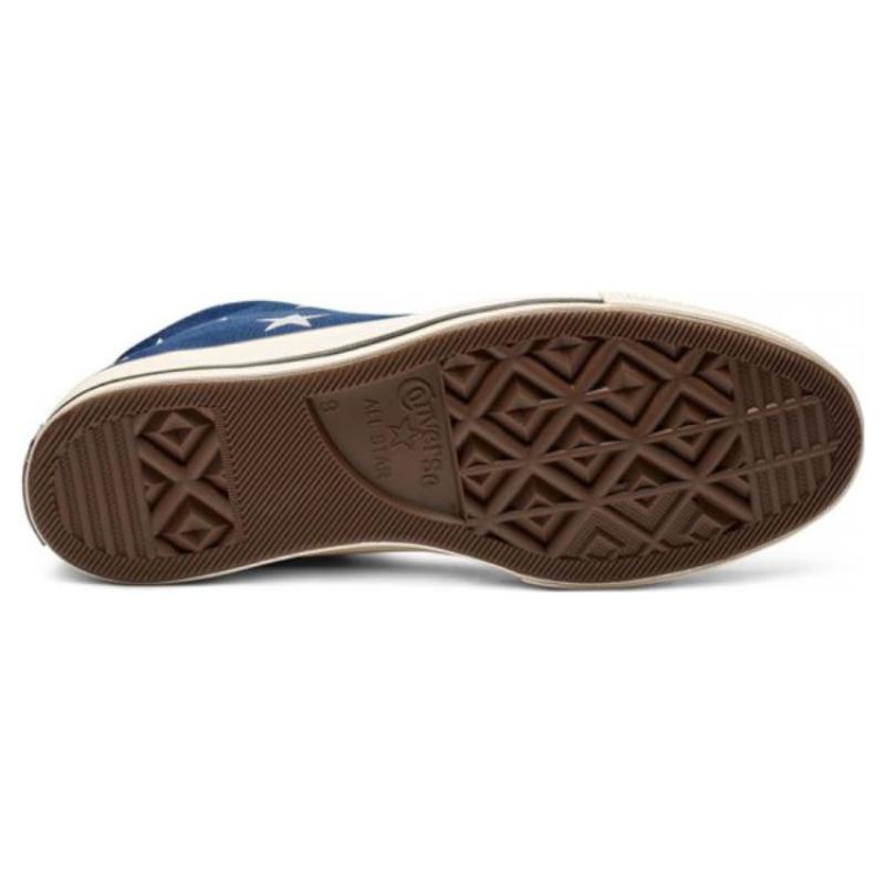 Converse Chuck 70 Five-Pointed Star High-Top Canvas Shoes Unisex Dark Blue