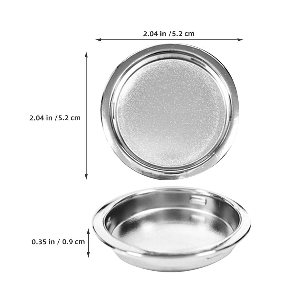 

2Pcs Steel Barn Door Handle Round Finger Pull for Sliding Doors Cabinets Closets Garage Shed Kitchen Patio Wooden Gates Modern срібний