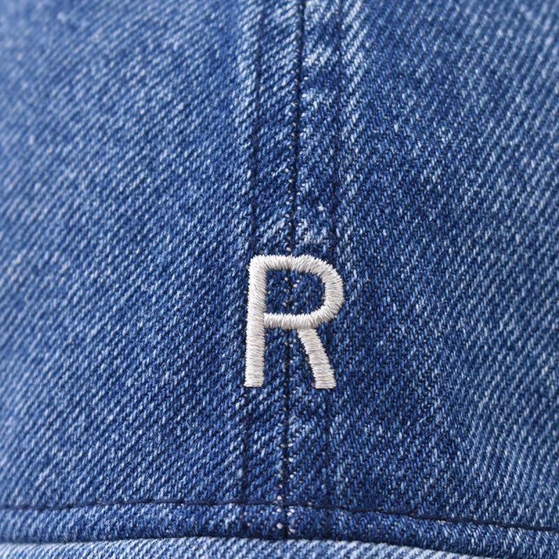 Korean Version R Letter Embroidered Baseball Cap for Men and Women, Spring, Summer and Autumn Simple and Versatile Personality Sunshade Cap