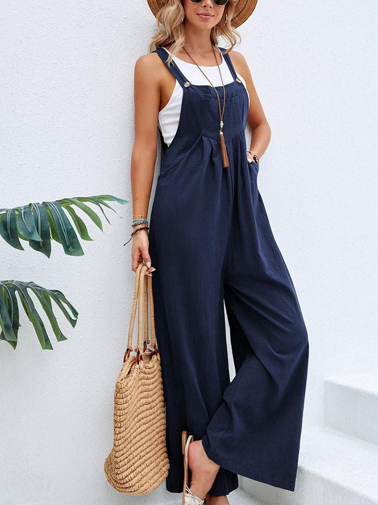 Frühjahr-Sommer 2026 Damen-Jumpsuits & Overalls Kollektion mit weitem Bein