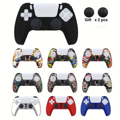 Pre PS5 Mäkké silikónové gélové gumené puzdro Kryt na palec Kryt pre ovládač SONY Playstation 5 Ochranné puzdro pre PS5 Gamepad
