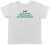 Personalised Temporarily Plant Based Vegan Kids T-Shirt Boys Girls Gift