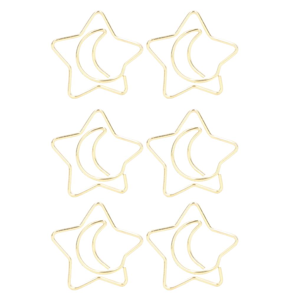 100pcs Metallic Paper Clips Electroplating Process Golden Paper Clips Anti Rust Paper Clips Non Skid for File