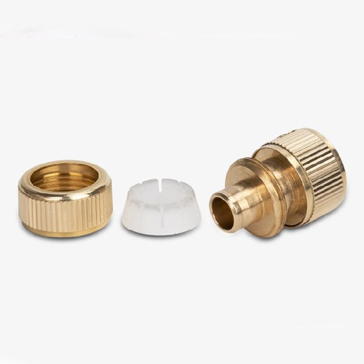 Weather Resistant Brass Water Joint 4 6 8Inch Pipe Quick Release Coupling Suitable For Car Cleaning Gardening Equipment