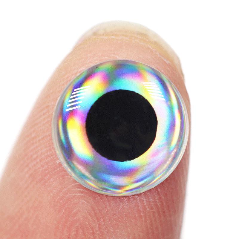 100pcs 3D Bionic Fish Eye Stickers for Lures and Fly Fishing