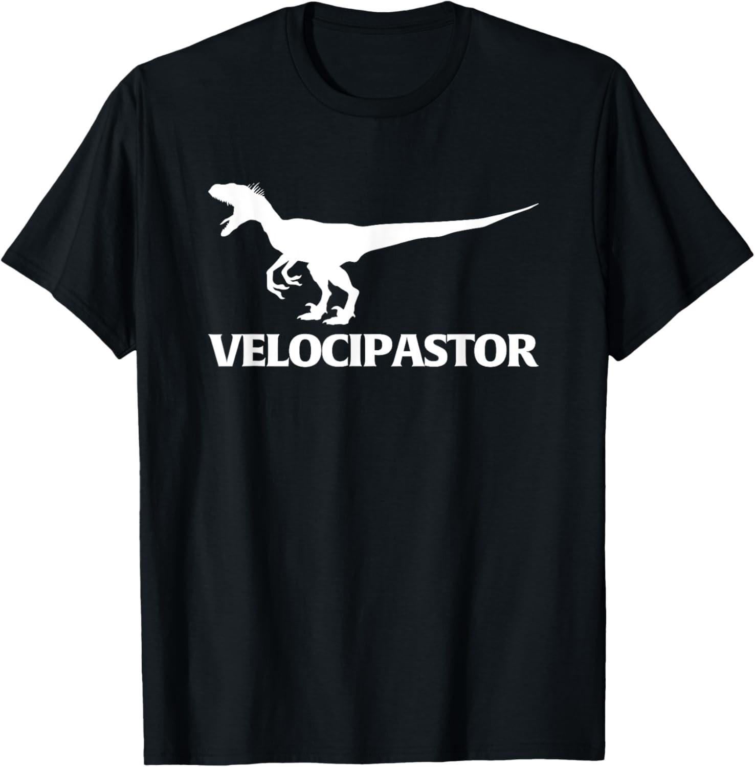 VelociPastor - Funny Pastor Saying Catholic Cool Pastor T-Shirt XXXXL