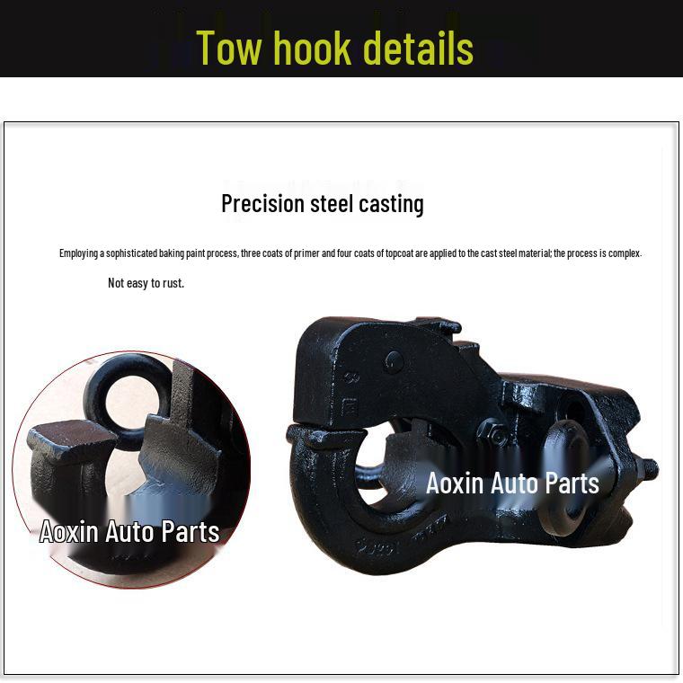 Compatible Toyota Prado Tow Hooks: Fits Prado 2700 and Prado 4000 Models.